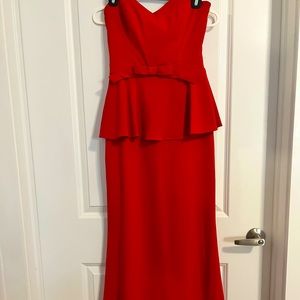 Badgley Mischka - Rosalind Peplump Gown (0)